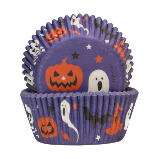 Cukrářské košíčky strašidelný Halloween sada 48 ks FunCakes